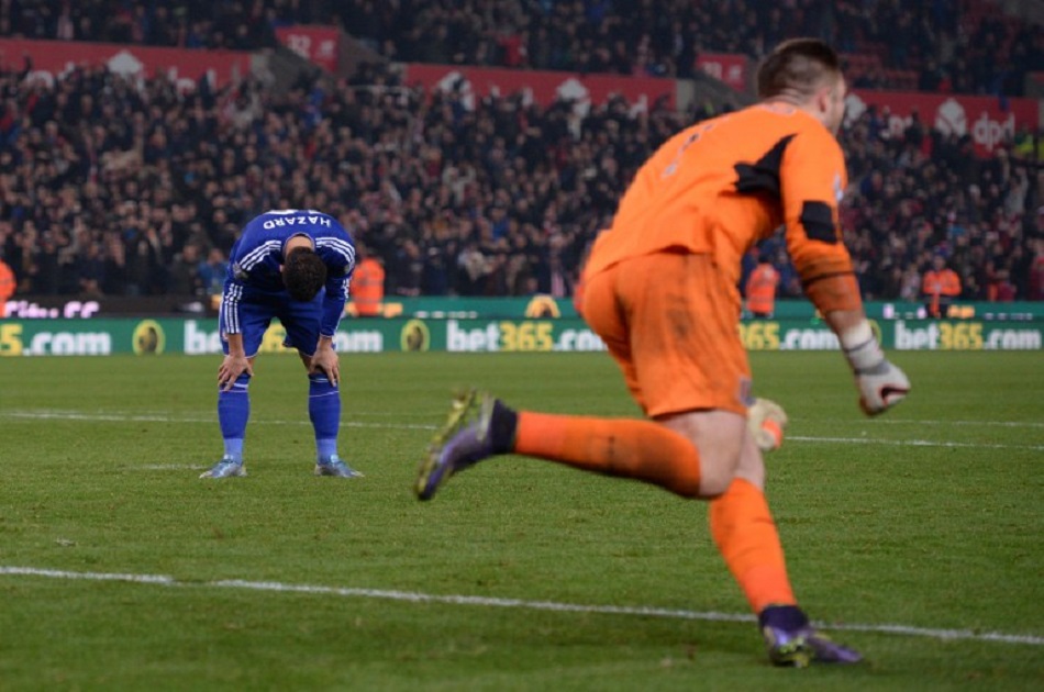 Stoke City venció a Chelsea y lo eliminó de la Capital One Cup