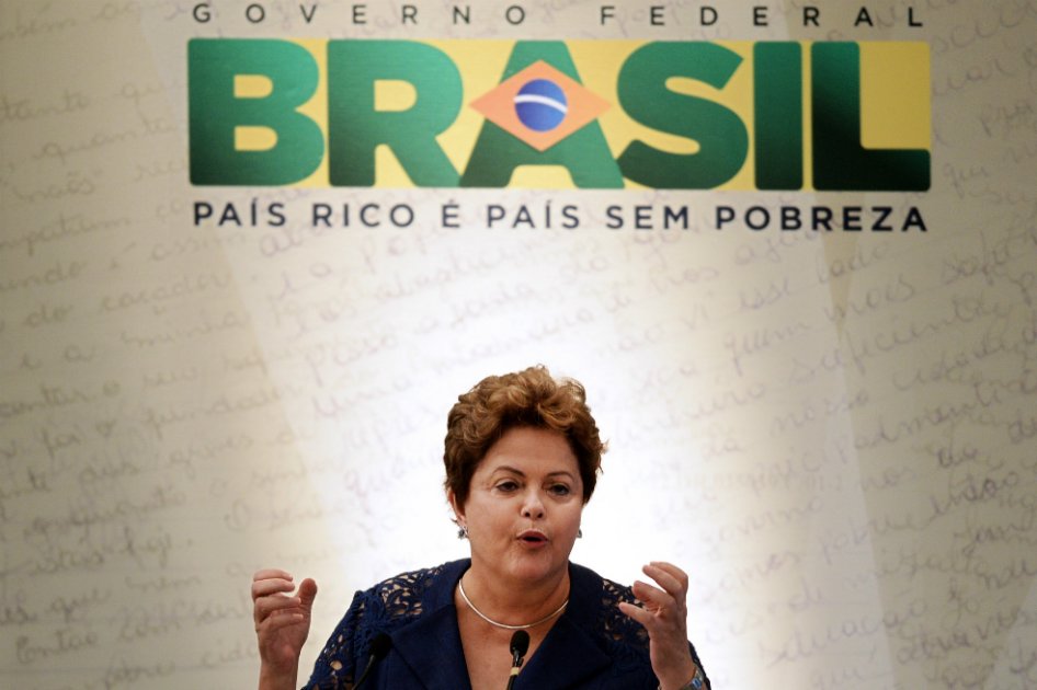 Dilma Rousseff, presidenta de Brasil, ahora en problemas.