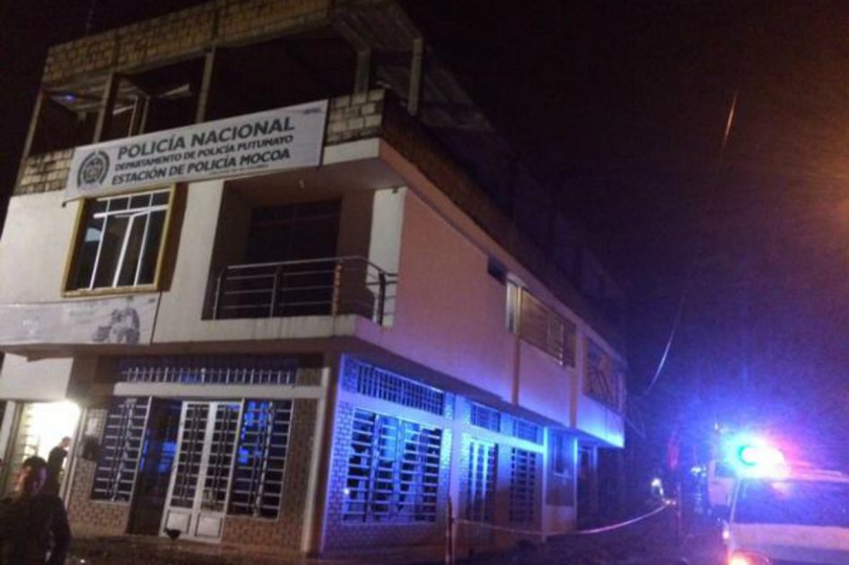 Farc atenta contra estación de Policía en Mocoa
