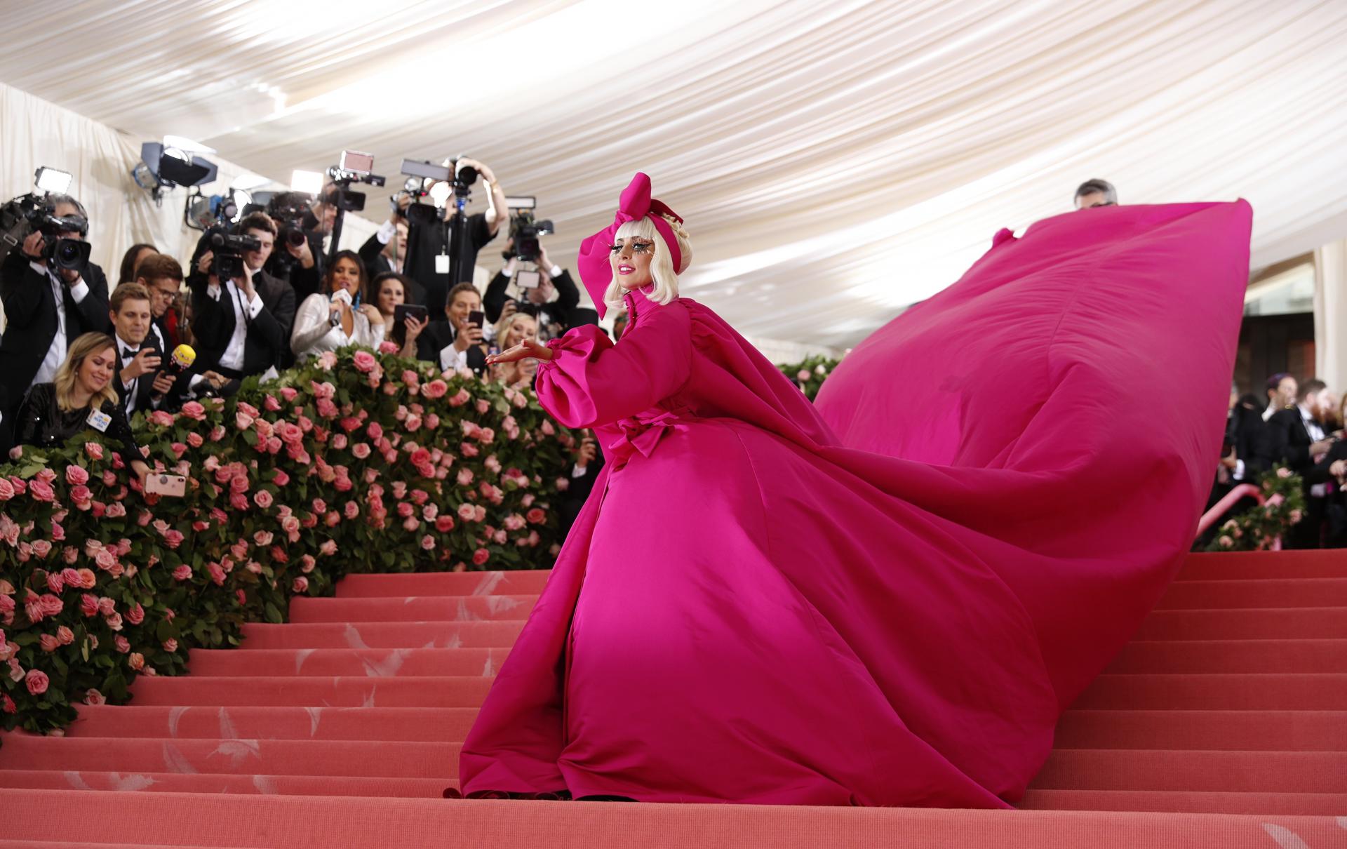 New York (United States), 27/03/2026.- (FILE) - Lady Gaga arrives on the red carpet for the 2019 Met Gala, the annual benefit for the Metropolitan Museum of Art's Costume Institute in New York, New York, USA, 06 May 2019 (reissued 27 March 2026). Lady Gaga will turn 40 years old on 28 March 2026. (Nueva York) EFE/EPA/JUSTIN LANE
