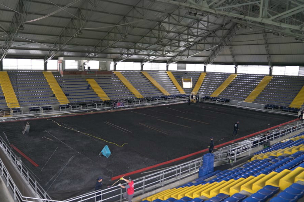 El Palacio de los Deportes se alista para la Copa Davis