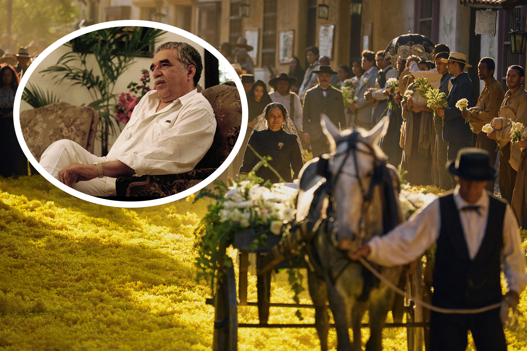 Gabriel García Márquez visitó set de 100 años de soledad. Director narró hecho sobrenatural