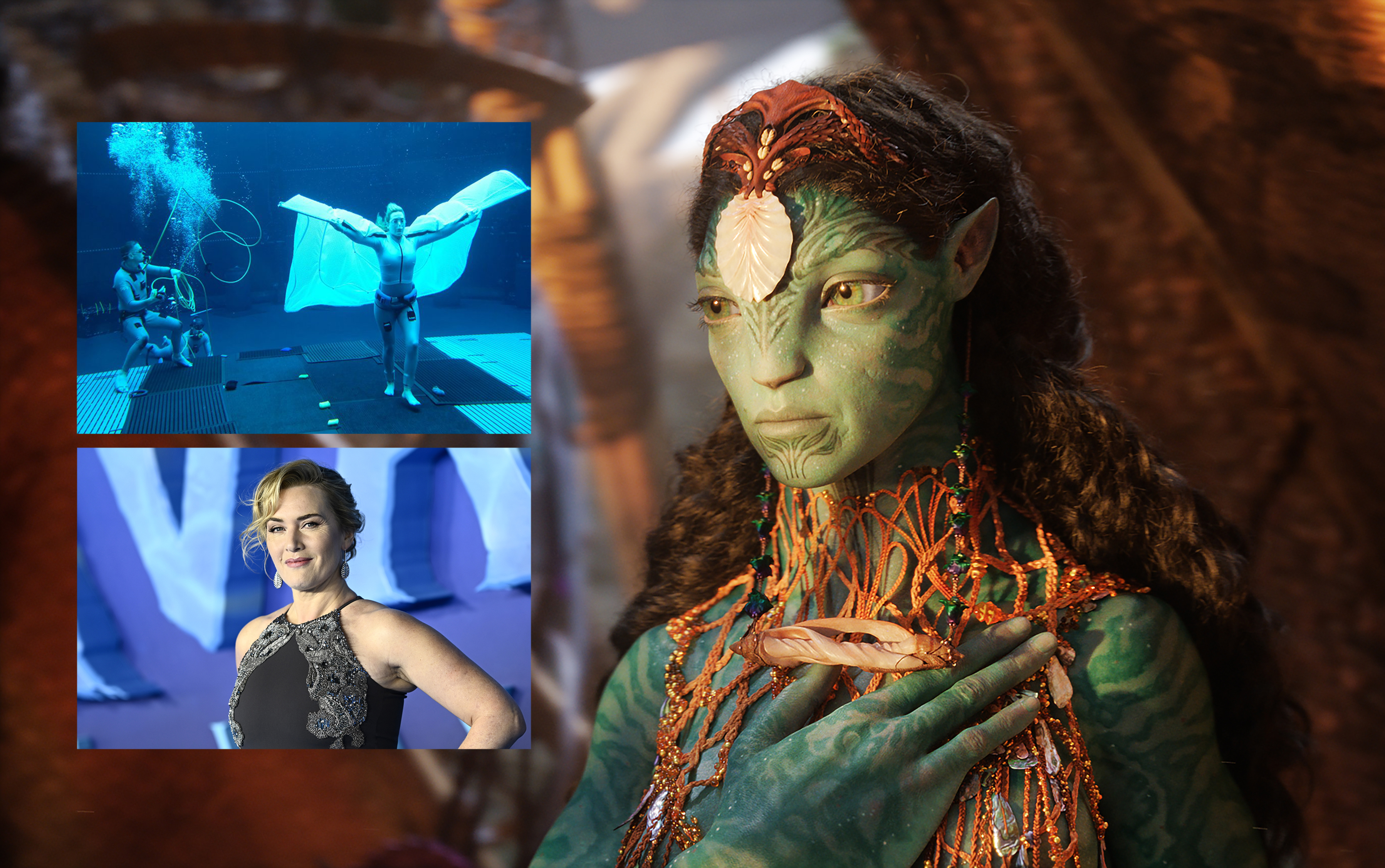 Kate Winslet se sumerge de nuevo con James Cameron, ahora en “Avatar 2”