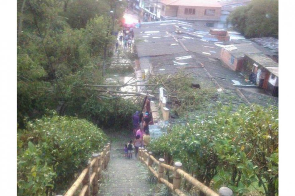 Emergencia por vendaval en Montenegro, Quindío