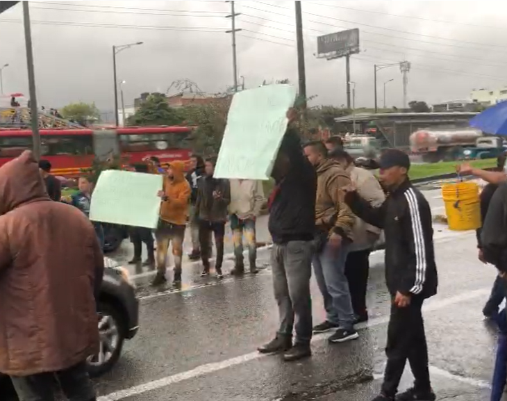 Movilidad en Bogotá: bicitaxistas se movilizan y piden que los dejen trabajar