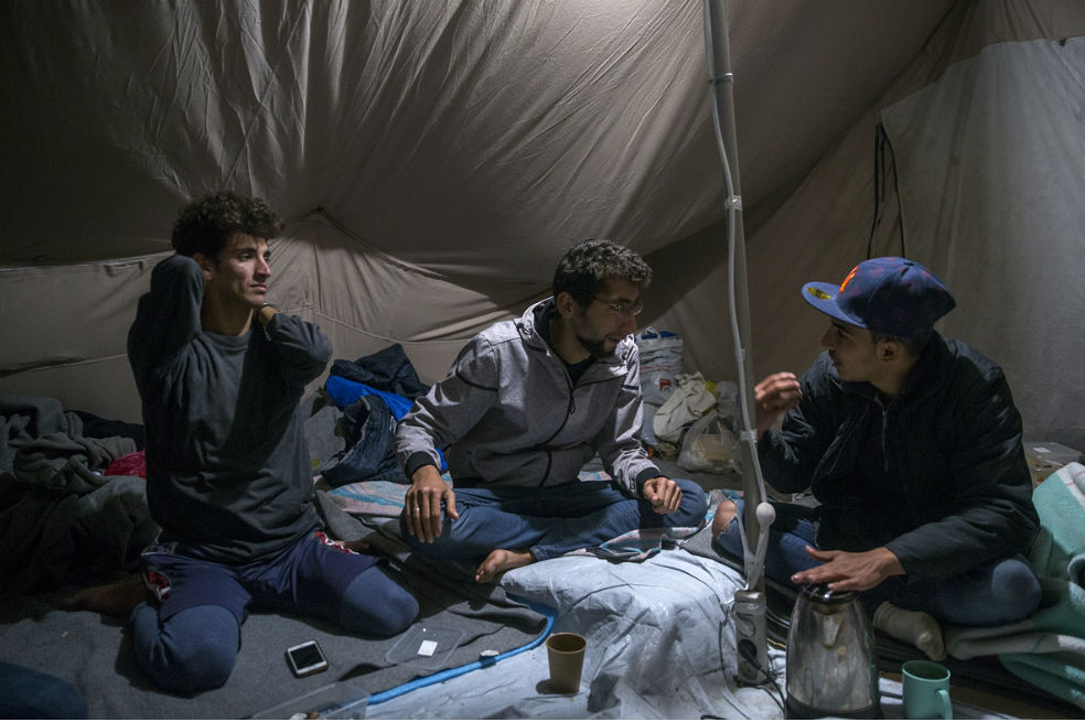 Así viven los refugiados en Grecia