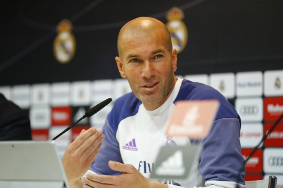 Zidane espera al colombiano para seguir brindándole la confianza con la que comenzó en el 2017. / EFE