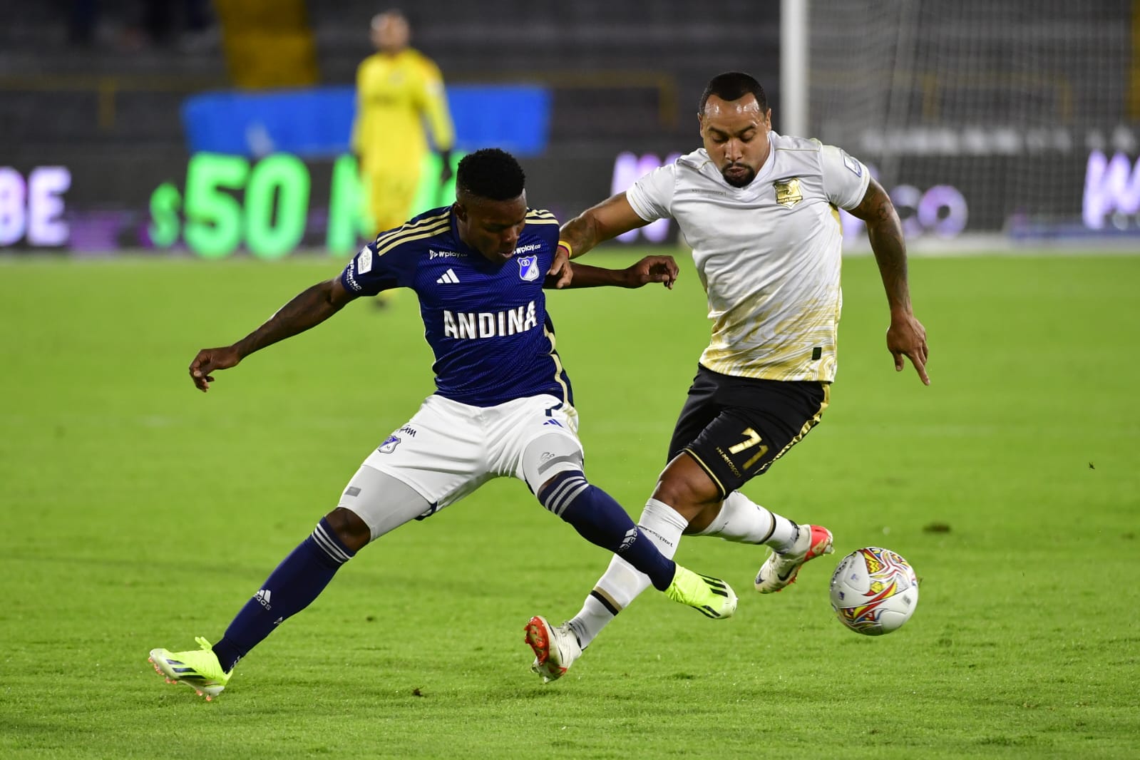 ¡Duro golpe! Millonarios cayó ante Águilas Doradas en El Campín