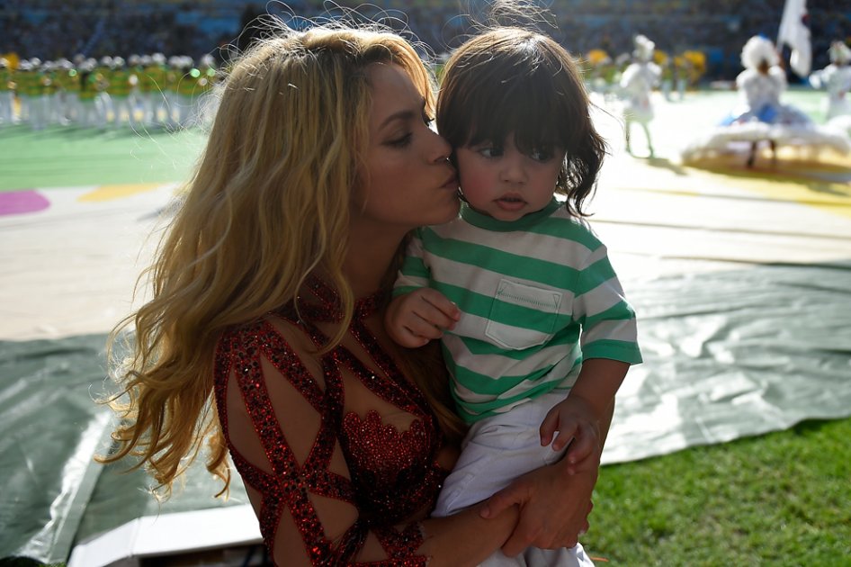 Shakira y Milan.