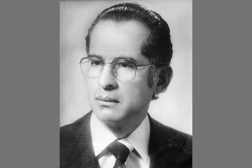 Él era Alfonso Reyes Echandía, el presidente de la Corte Suprema de Justicia en noviembre de 1985.