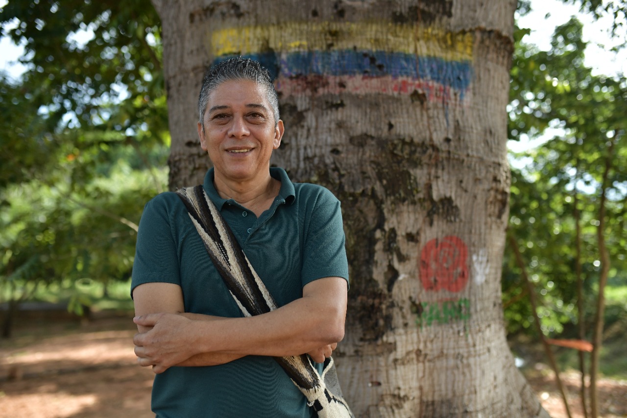 Germán Gómez o "Lucas Urueta", excomandante de las Farc, es quien lidera esta iniciativa, junto a las mesas de género y étnica de la vereda Tierra Grata.