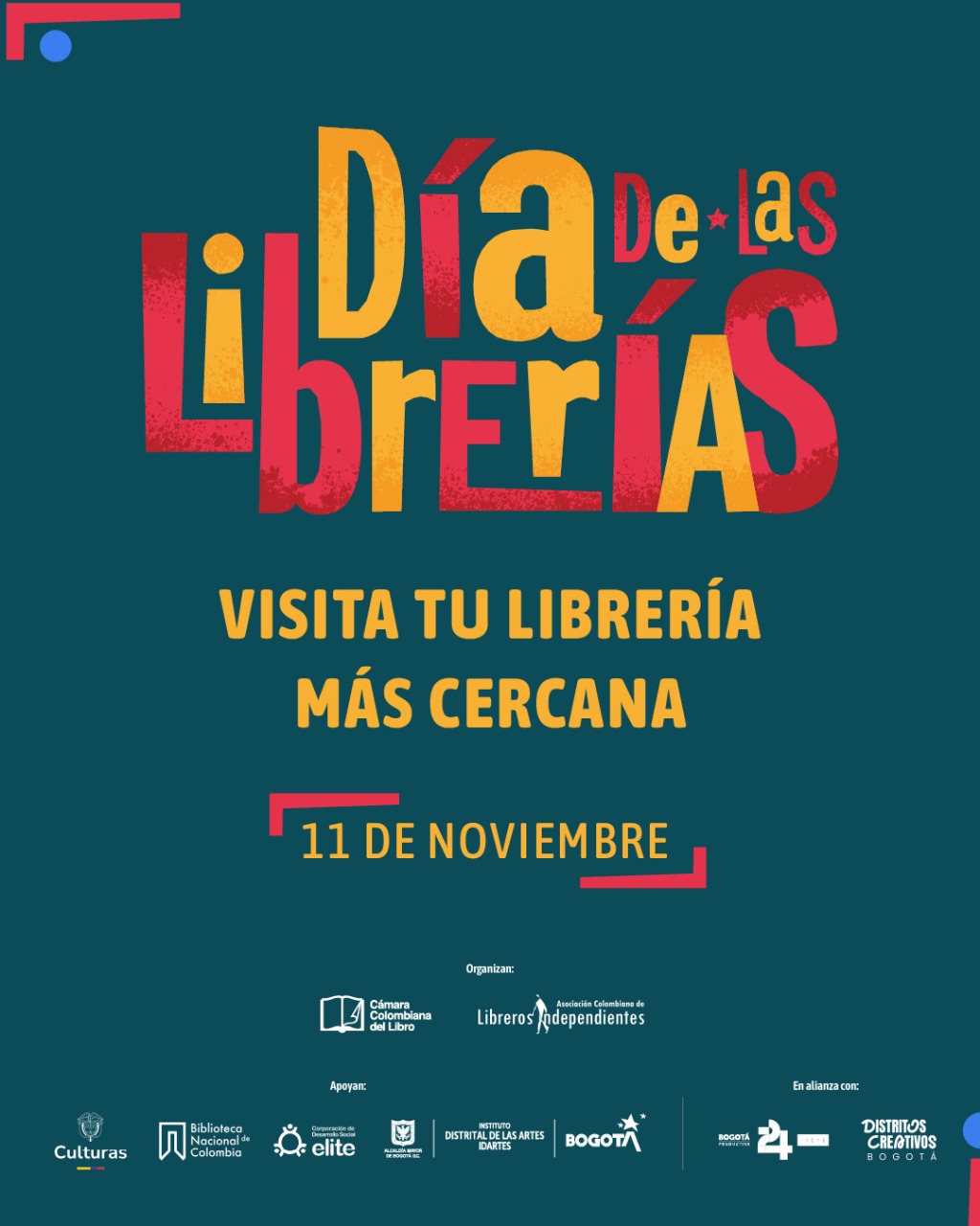 Día de las Librerías 2025: programación y actividades nacionales