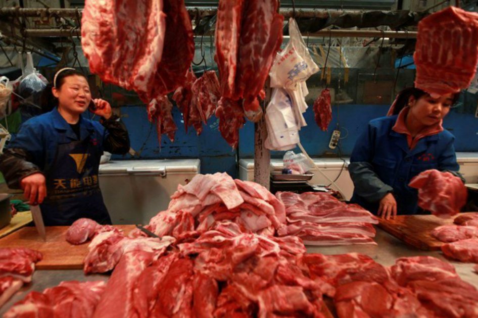 Decomisan en China 100 mil toneladas de carne congelada desde 1970