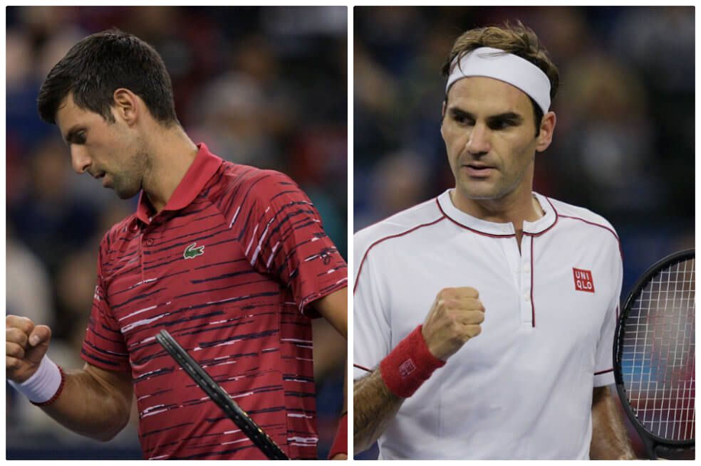 Djokovic y Federer están en cuartos de final del Masters de Shanghái