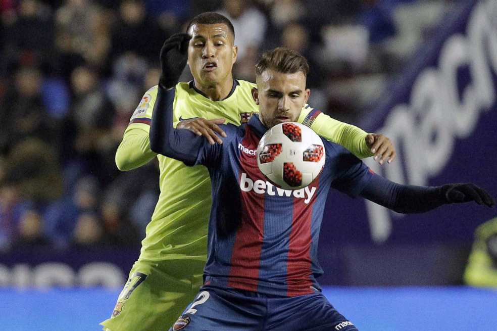 Amargo debut para Jeison Murillo con el Barcelona