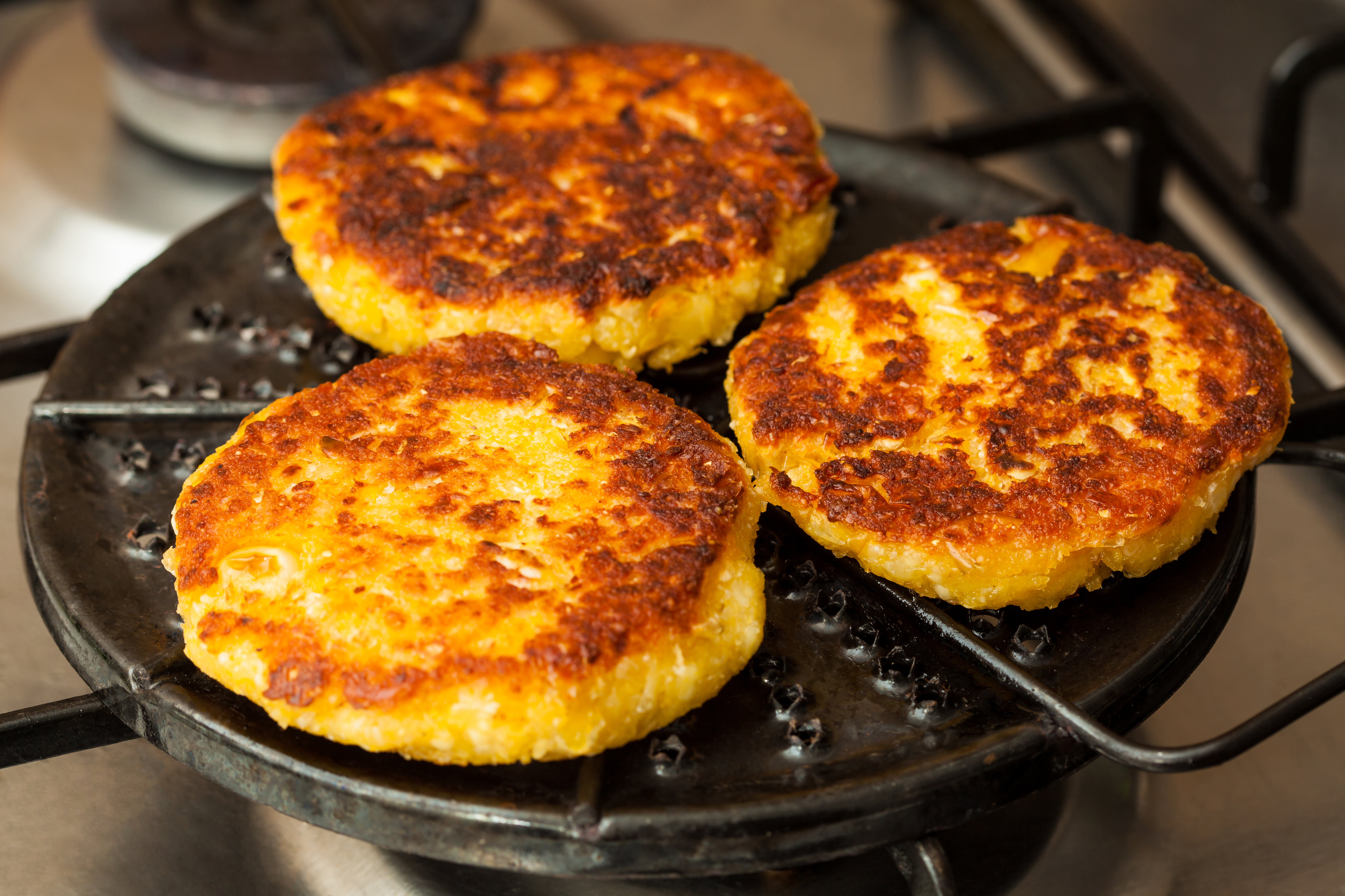 Arepas de plátano maduro