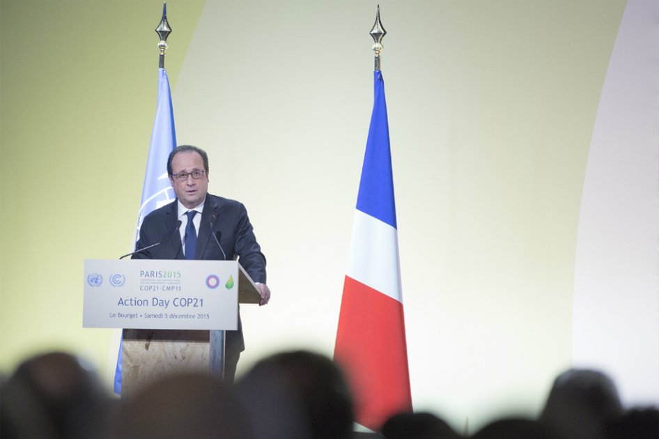 ‘Adoptar el acuerdo es un gran acto para la humanidad’: François Hollande