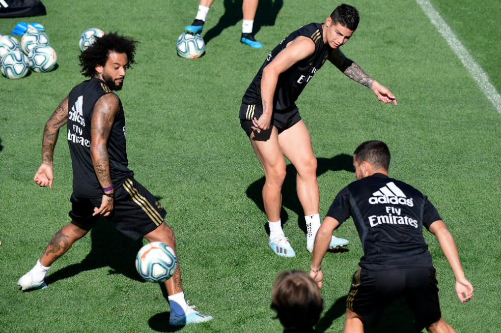 James: «Con el apoyo de Zidane puedo hacer una buena temporada»