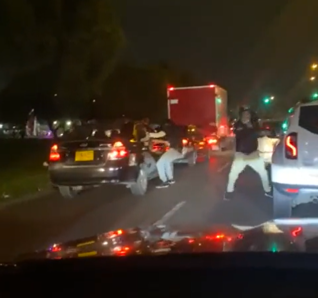 Video: con cuchillo en mano y en pleno trancón roban a conductor sobre av. Boyacá
