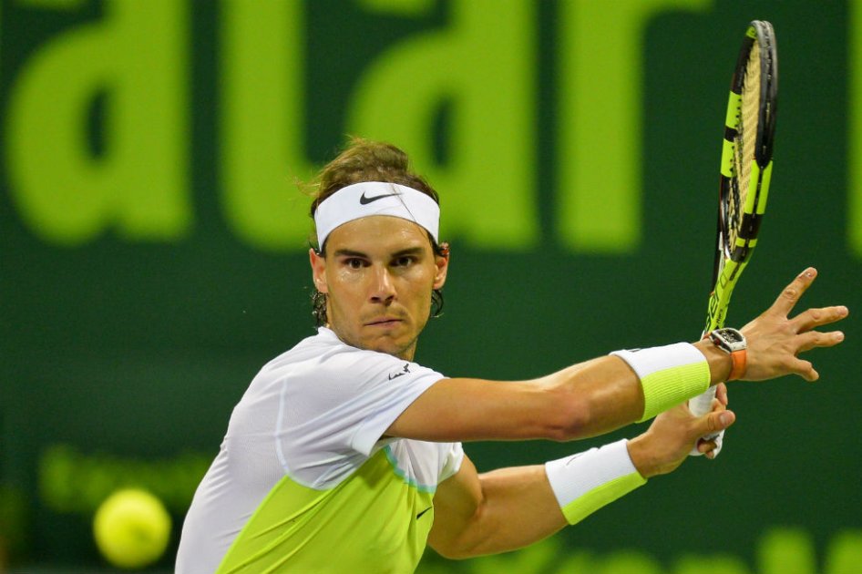 Rafael Nadal venció a Pablo Carreño en Catar. Foto: AFP