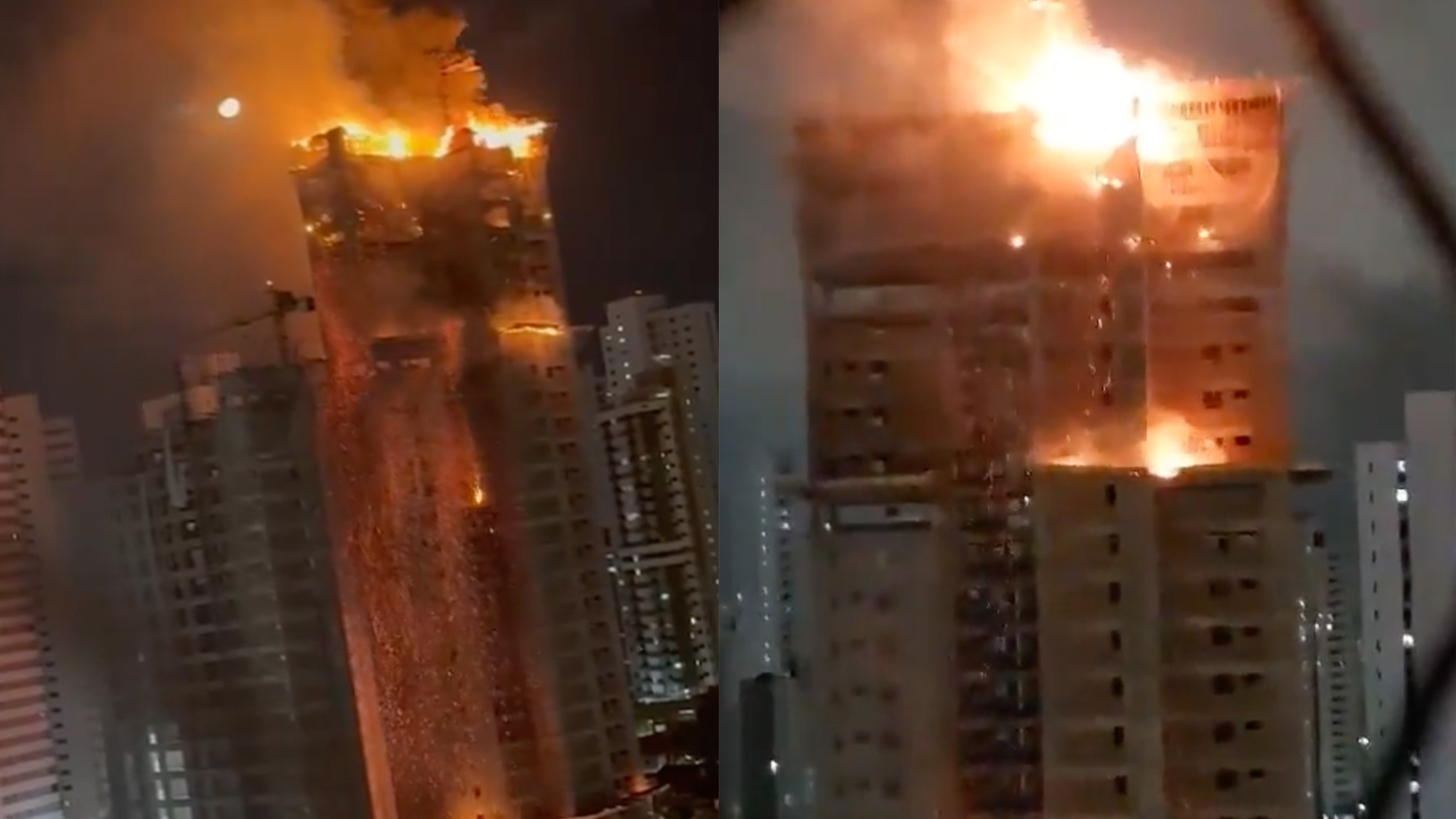 Incendio en Brasil