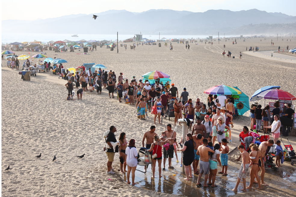 En fotos: así se vive la ola de calor en el oeste de Estados Unidos