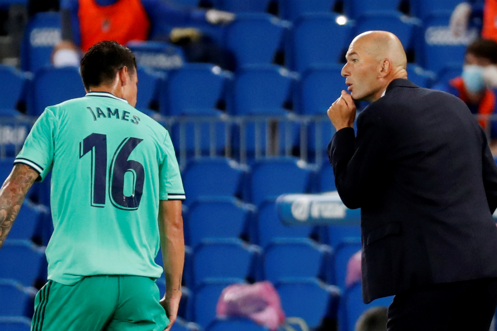 La razón del porqué James le pidió a Zidane que no lo convocara ante el Athletic: “Está sufriendo”.