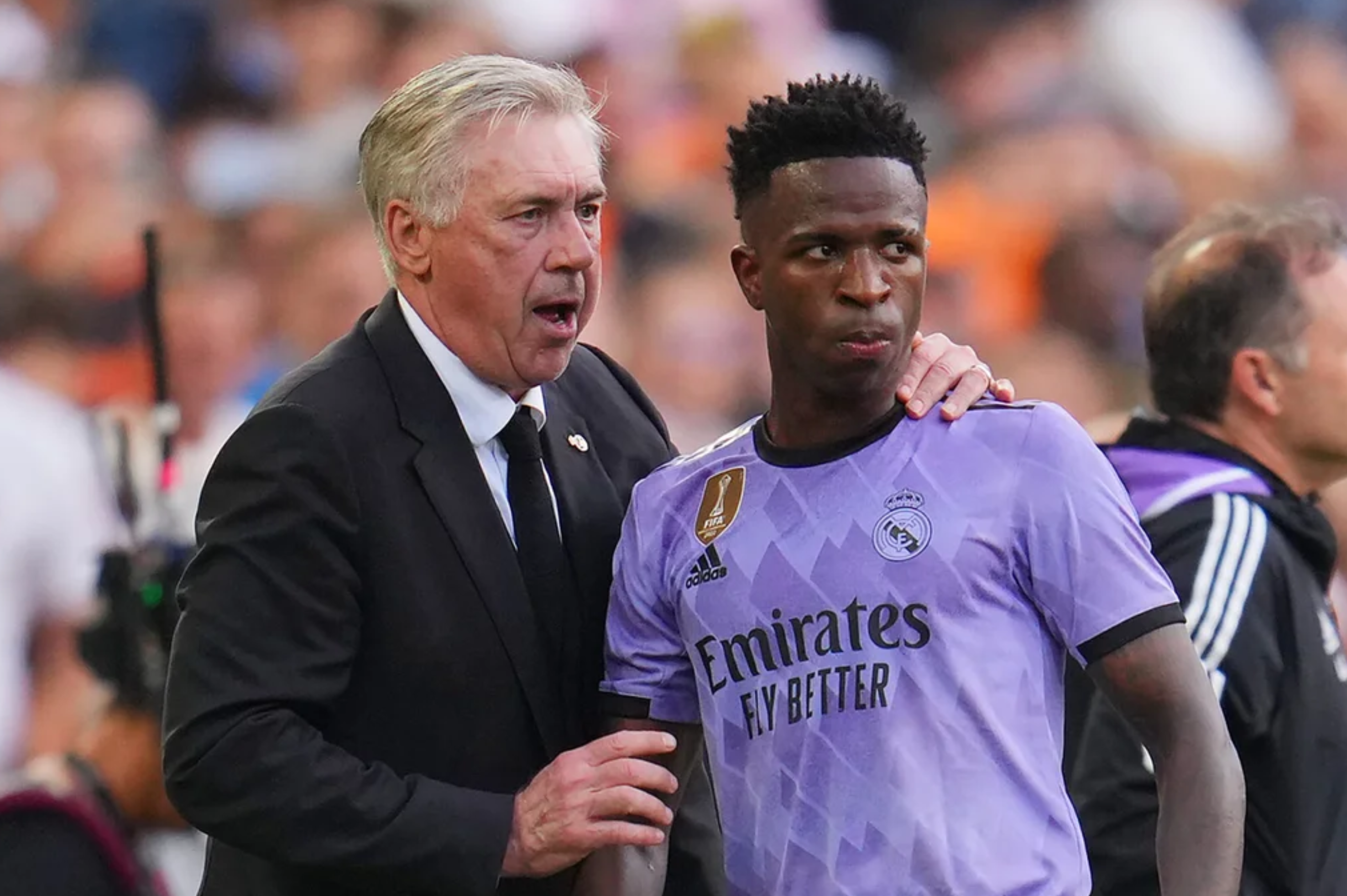 Carlo Ancelotti llevó a Vinícius a ser el mejor jugador del mundo.