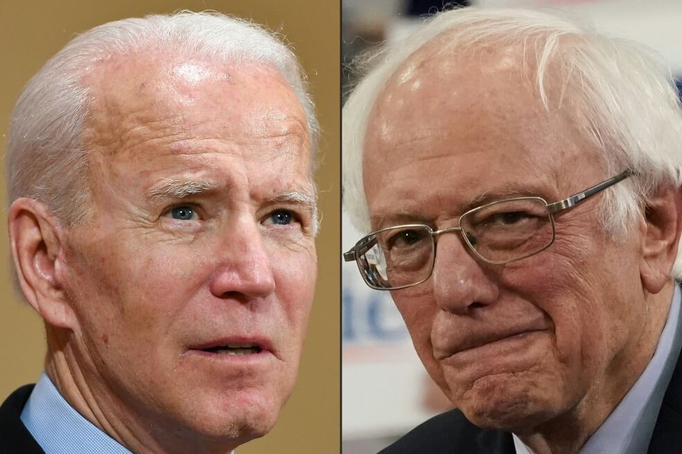 ¿Qué esperar del debate de hoy entre Joe Biden y Bernie Sanders?