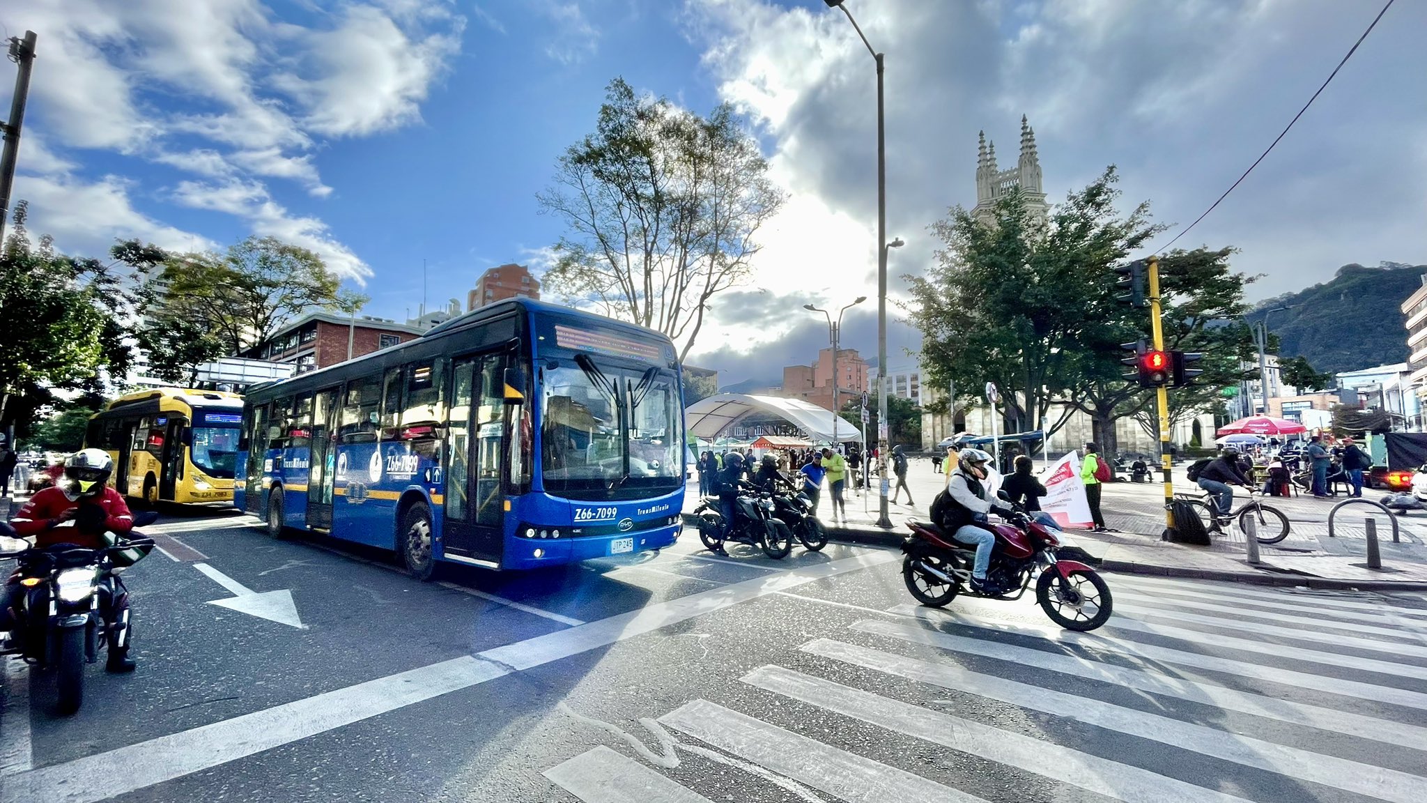 Arrancan multas por uso del nuevo carril exclusivo en Chapinero este 22 de agosto