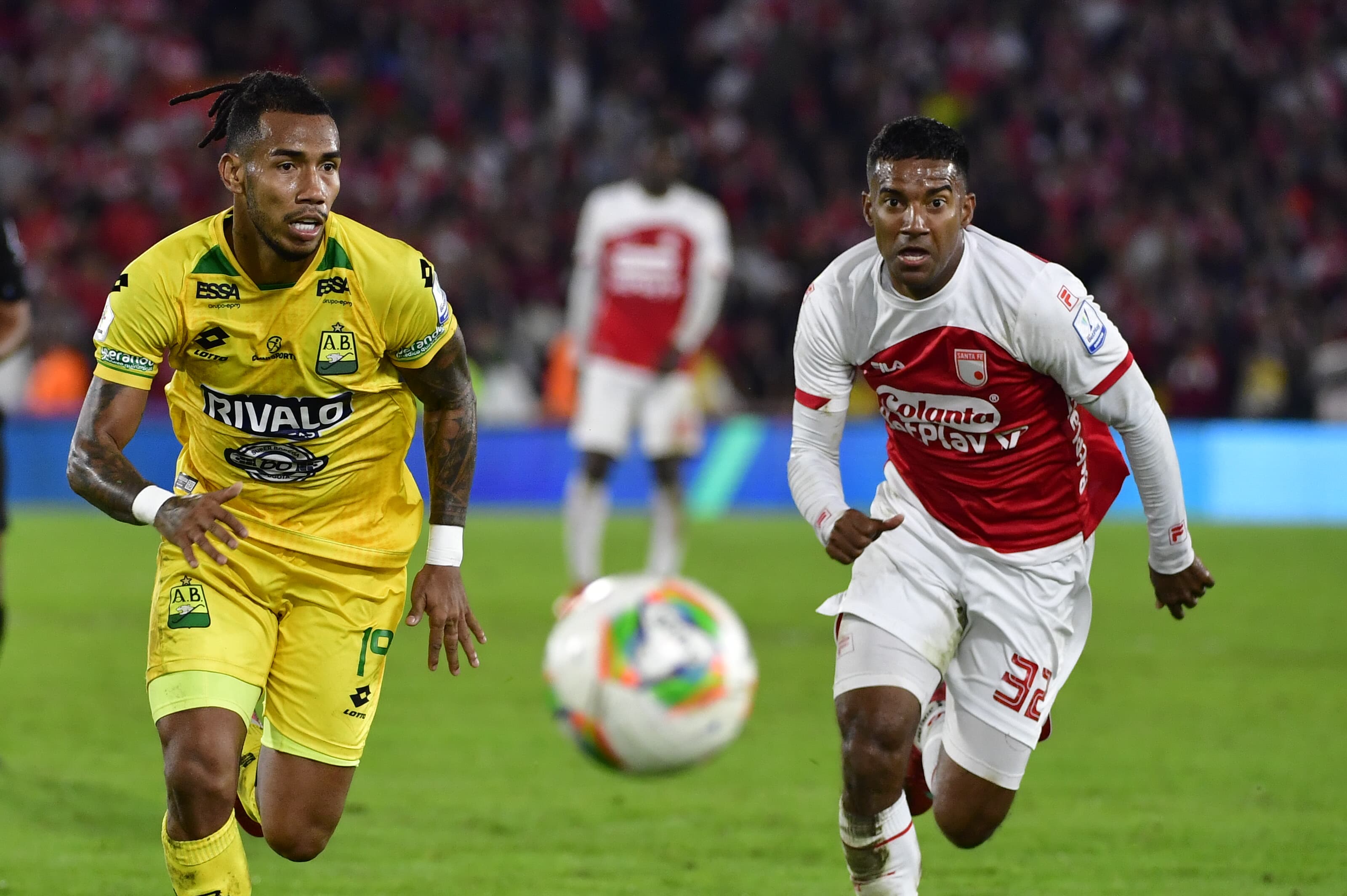 En imágenes: Así fue el empate entre Santa Fe y Bucaramanga en El Campín