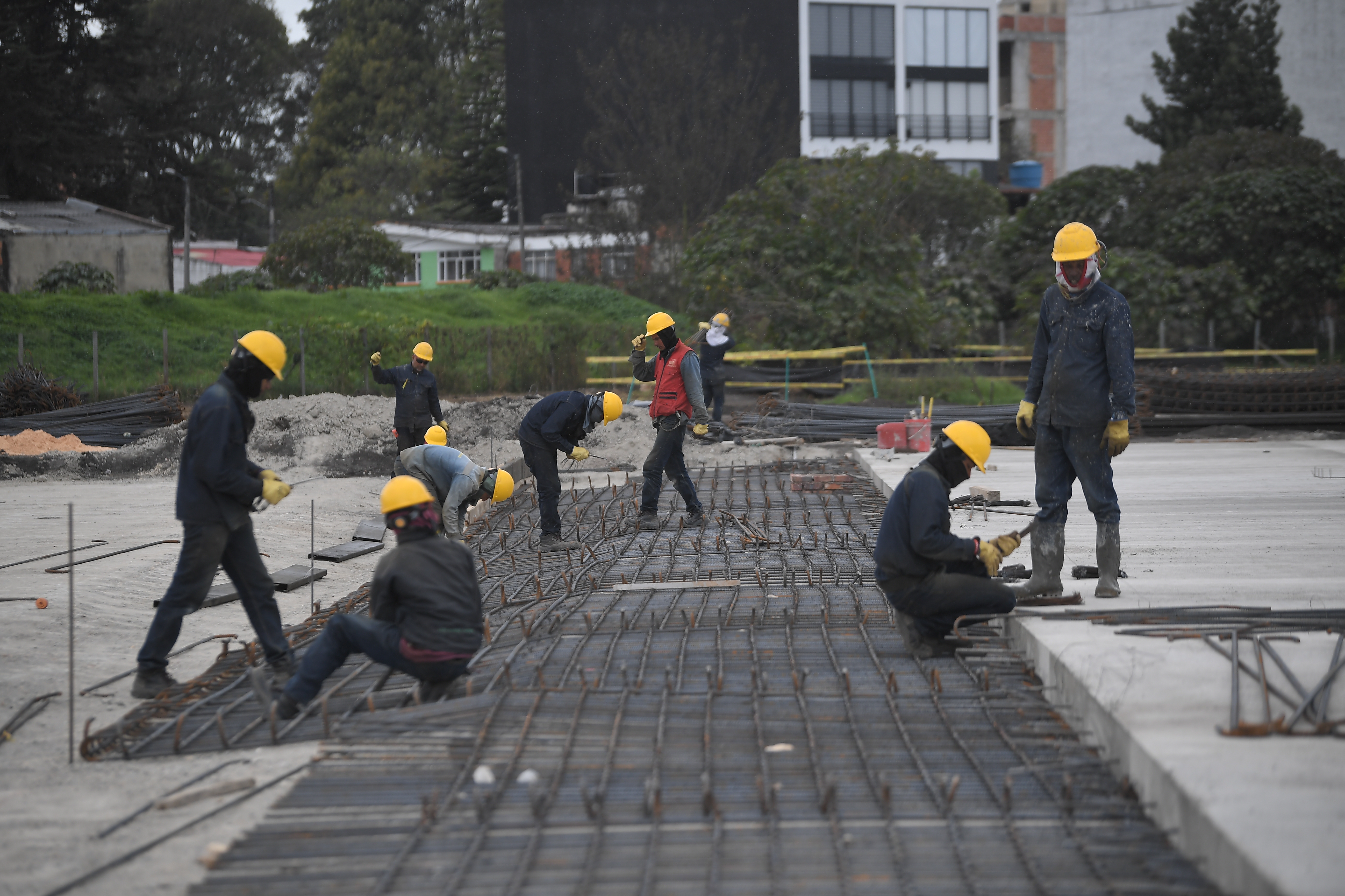 Etapa de construcción del nuevo centro de eventos Vive Claro, escenario para conciertos de Ocesa