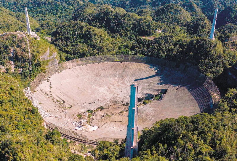 En Arecibo se cierra una ventana al cielo