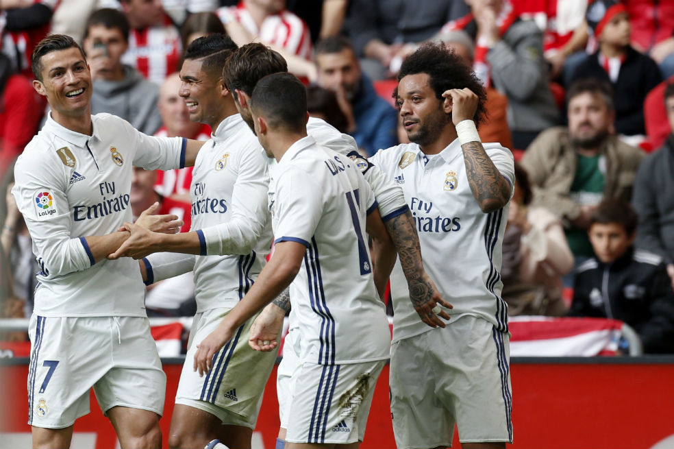 El Real Madrid, con James en el banco, fortalece el liderato al vencer al Athletic