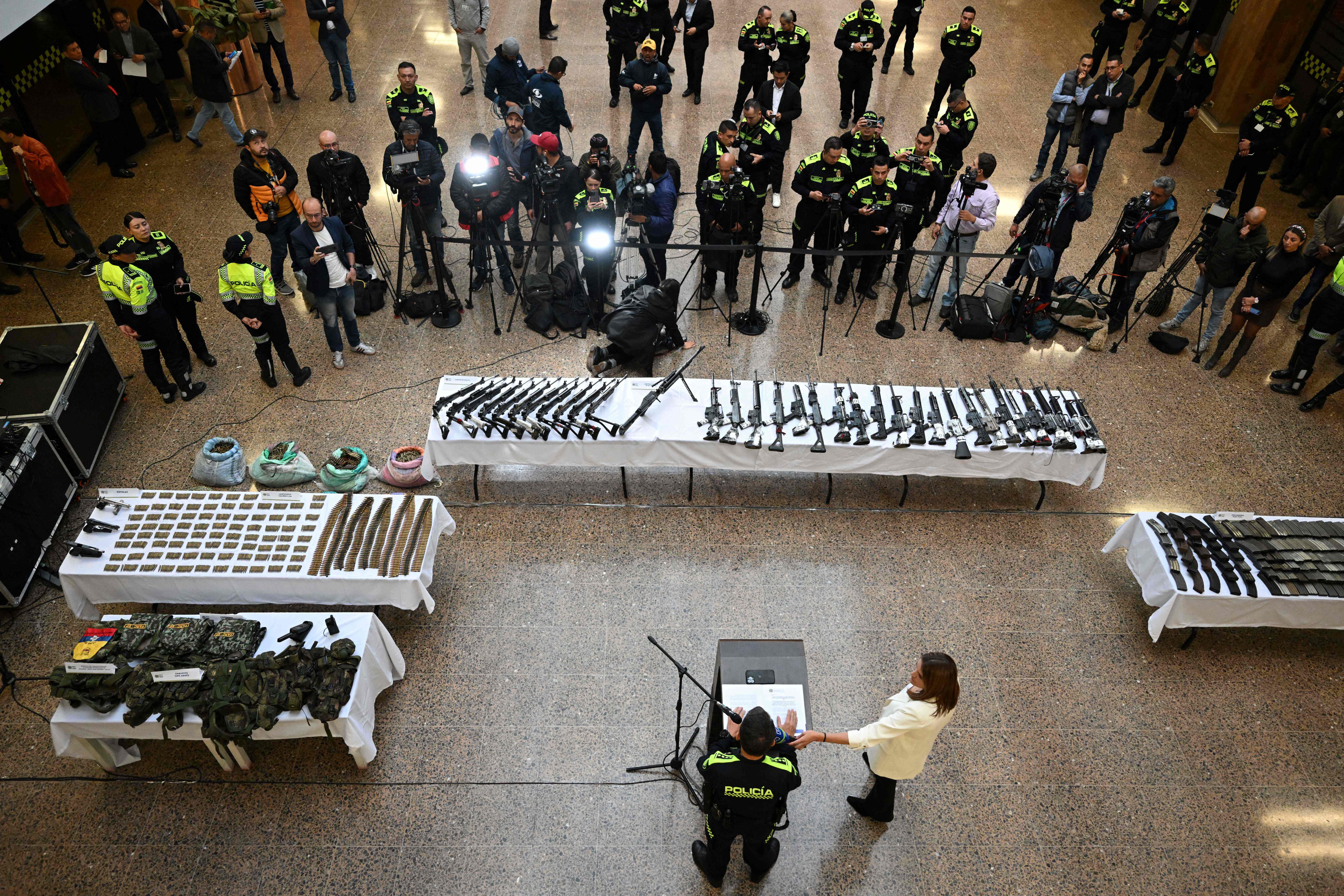 Armamento Incautado Disidencias de las Farc