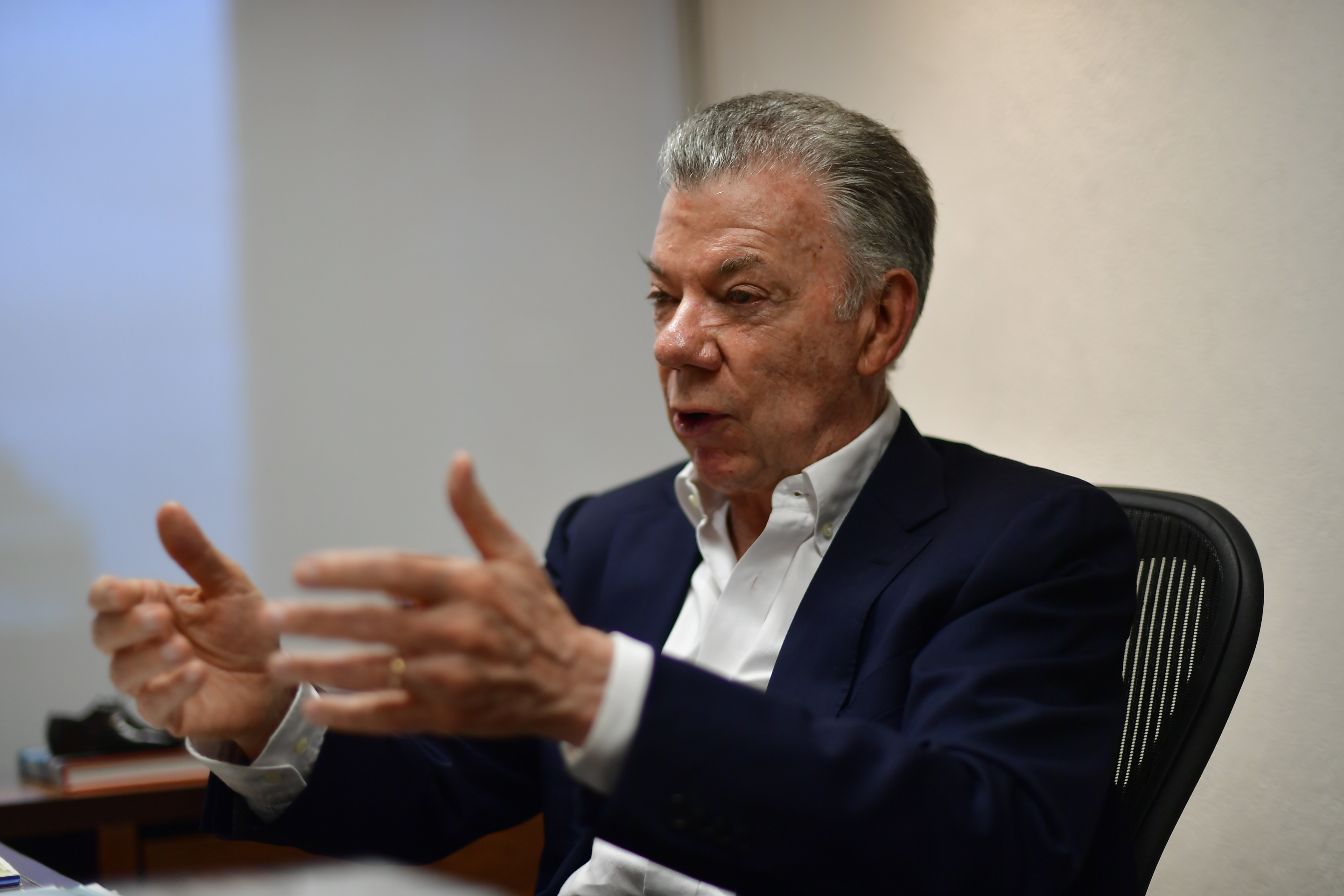 Expresidente y nobel de Paz, en entrevista