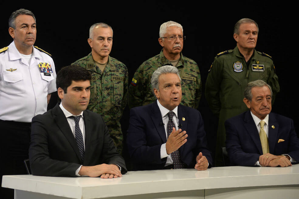 Lenín Moreno traslada su gobierno a Guayaquil acechado por la gigantesca marcha indígena