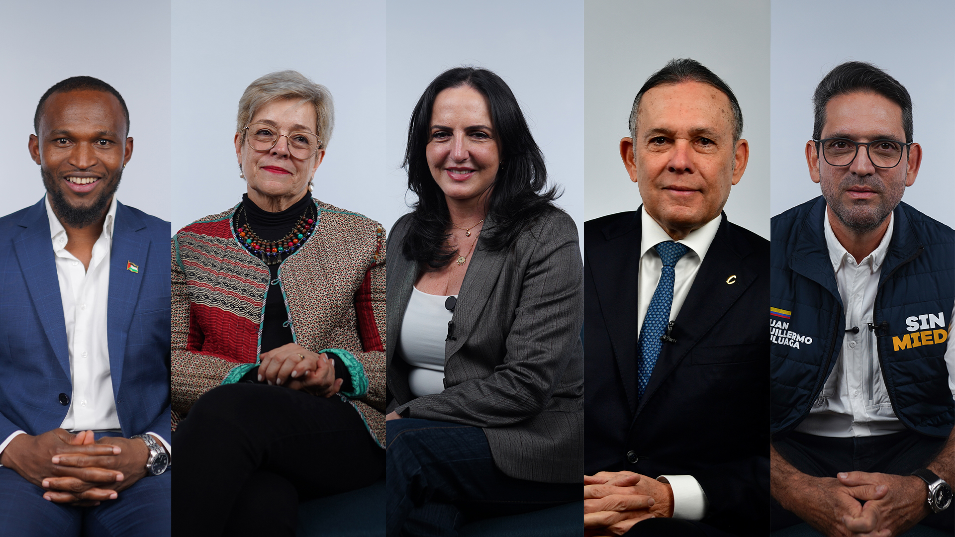 Cabal, Cepeda, Ramírez, Zuluaga y Bantú: sus propuestas presidenciales