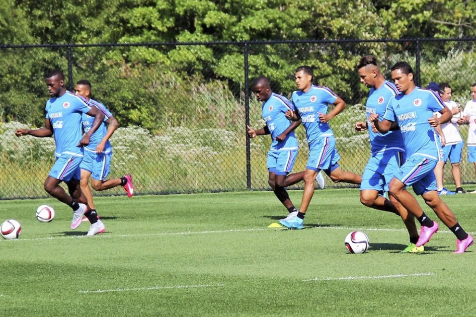 Colombia continúa su preparación de cara al partido contra Perú