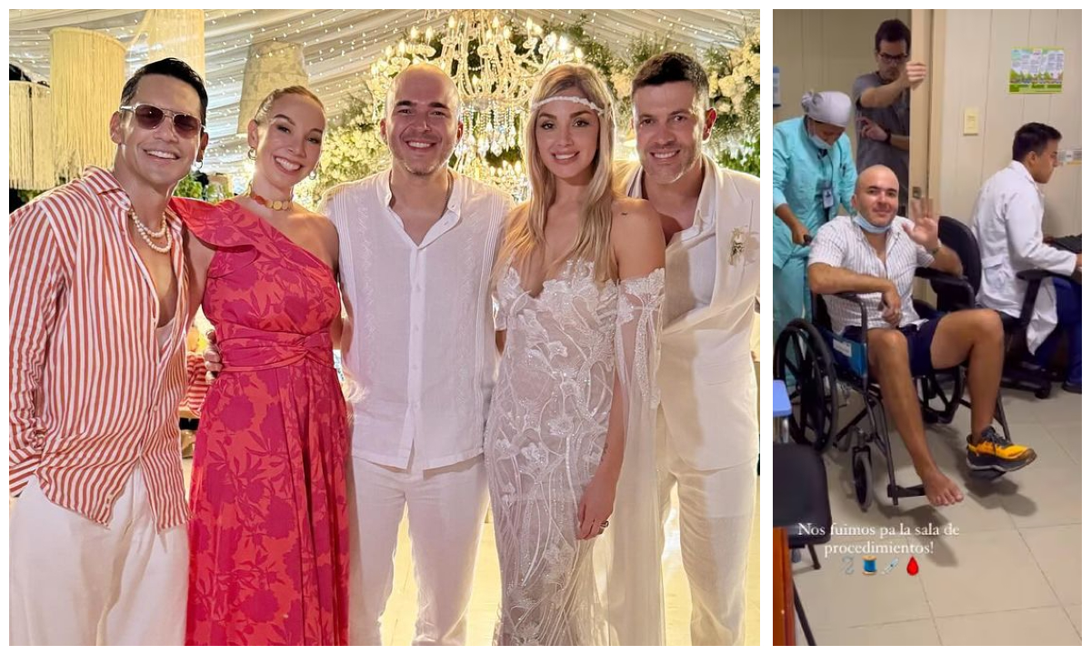Famoso cantante se accidentó tras la boda de Melina Ramírez y Juan Manuel Mendoza