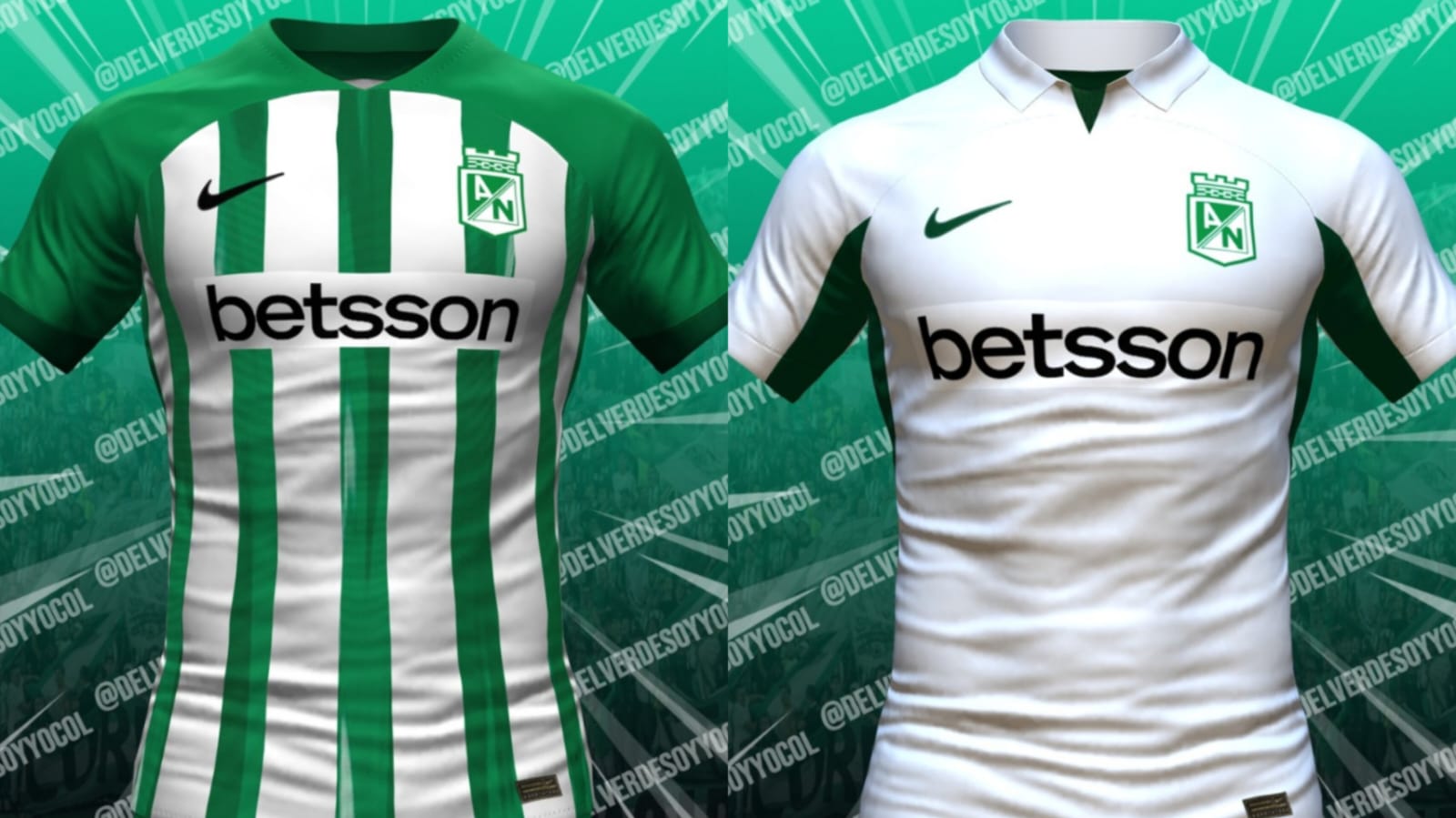 Estas serían las nuevas camisetas de Atlético Nacional para 2024