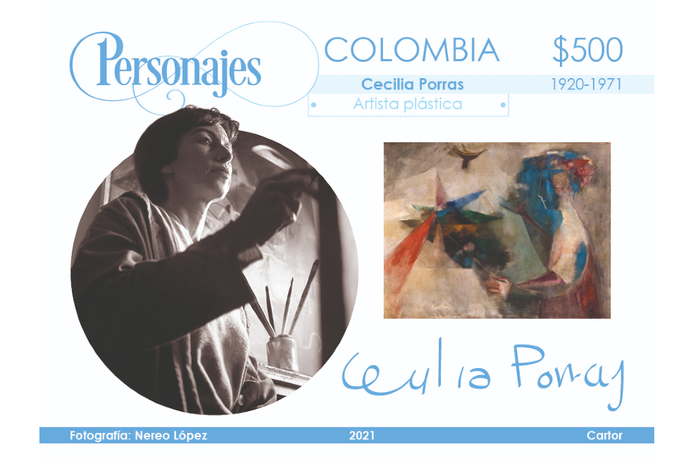 La artista plástica Cecilia Porras, quien frecuentaba La Cueva de Barranquilla.