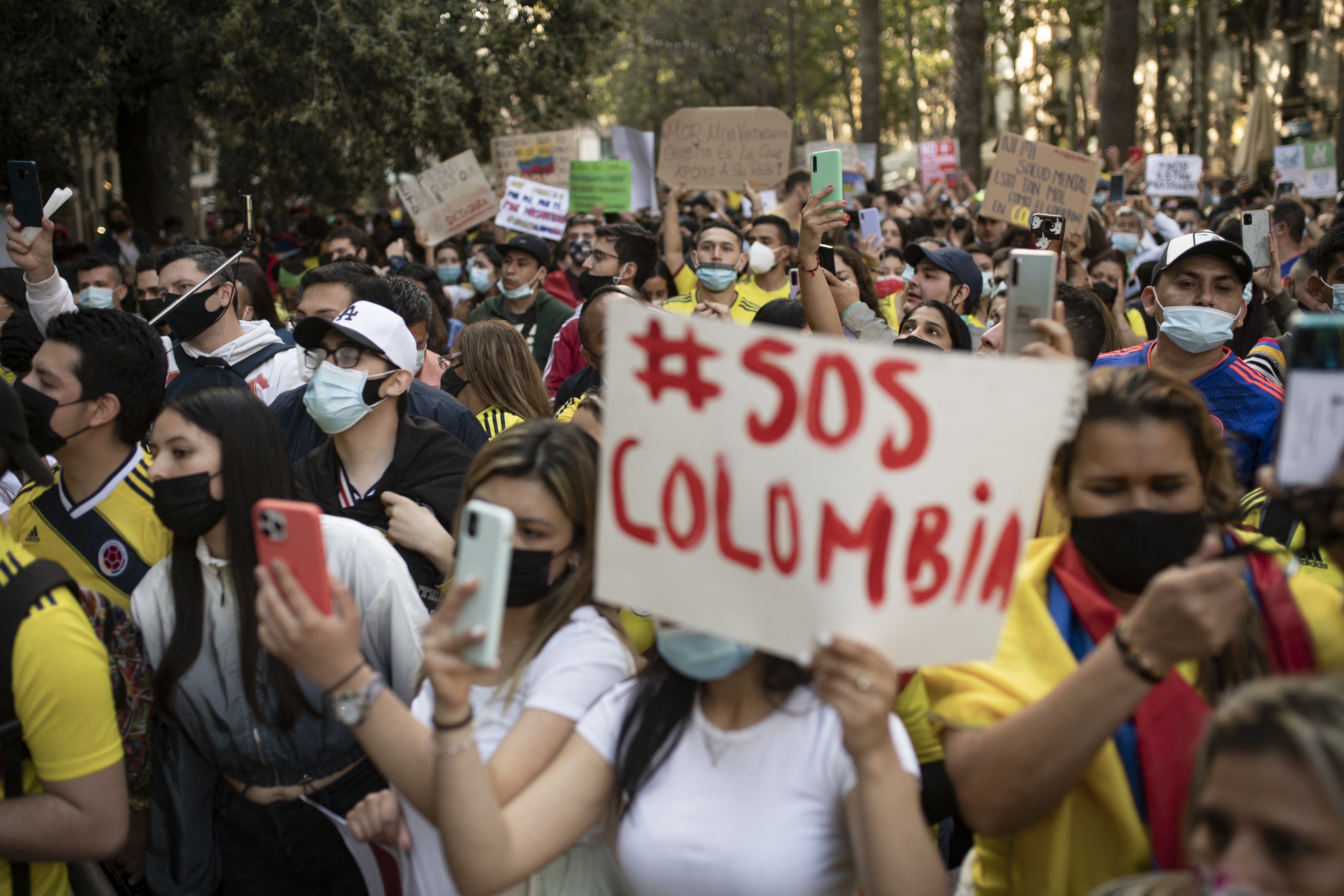 Colombianos en Barcelona