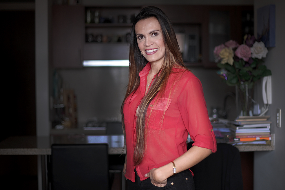 Tatiana Piñeros, candidata de la "lista de la decencia" al Congreso. / Mauricio Alvarado