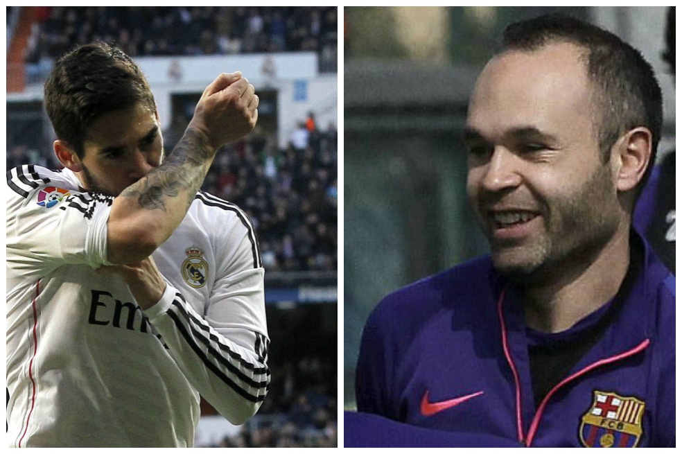 Iniesta-Isco, maestro y sucesor frente a frente