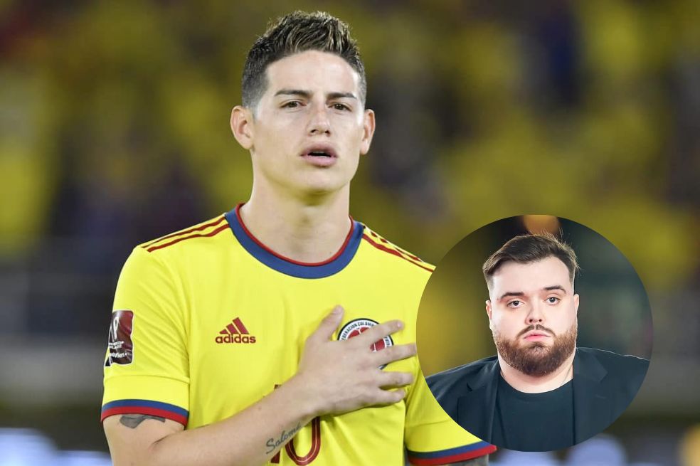 James Rodríguez, capitán de la selección de Colombia.