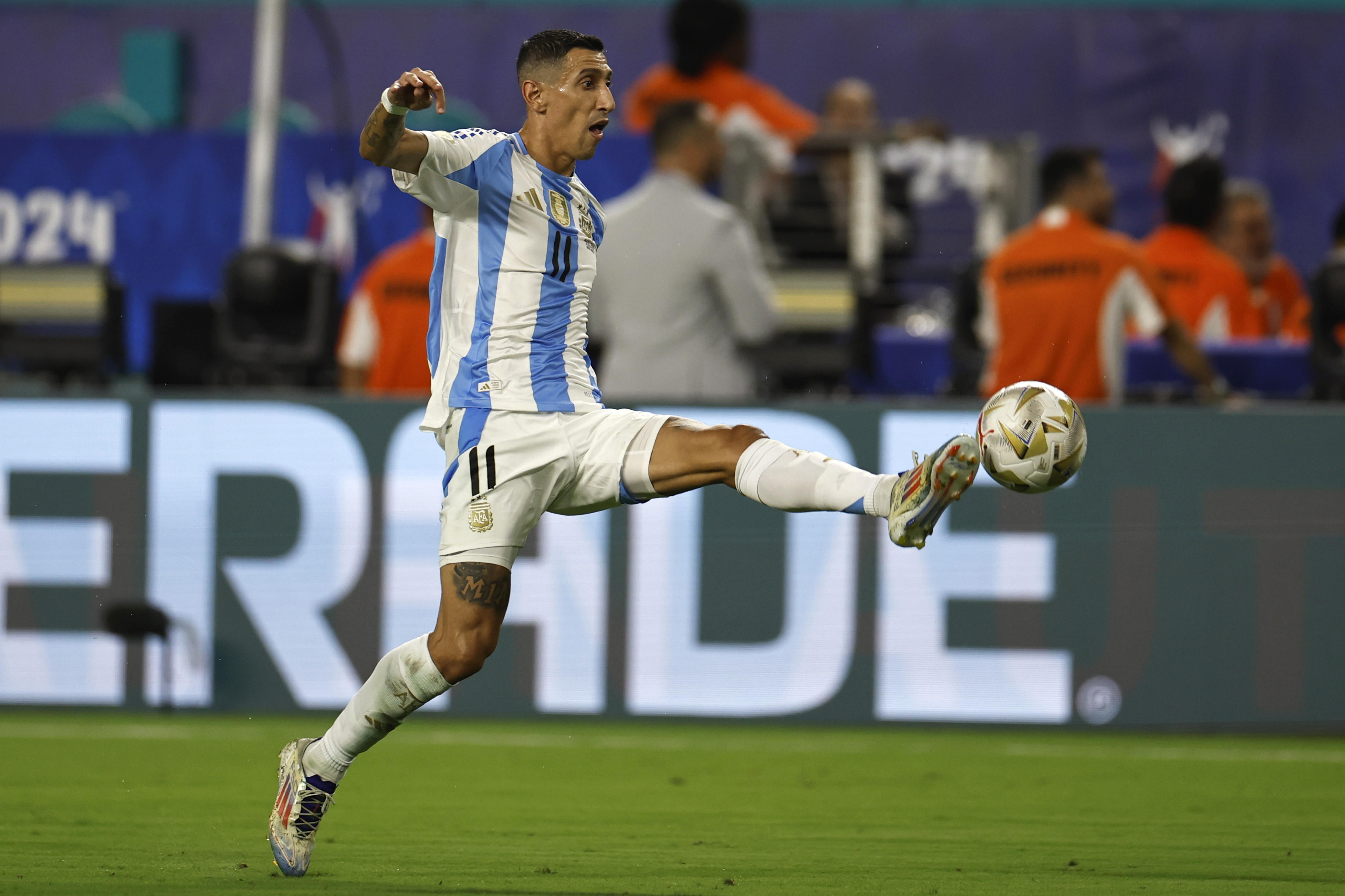 Ángel Di María se despidió de la selección de Argentina con un nuevo título