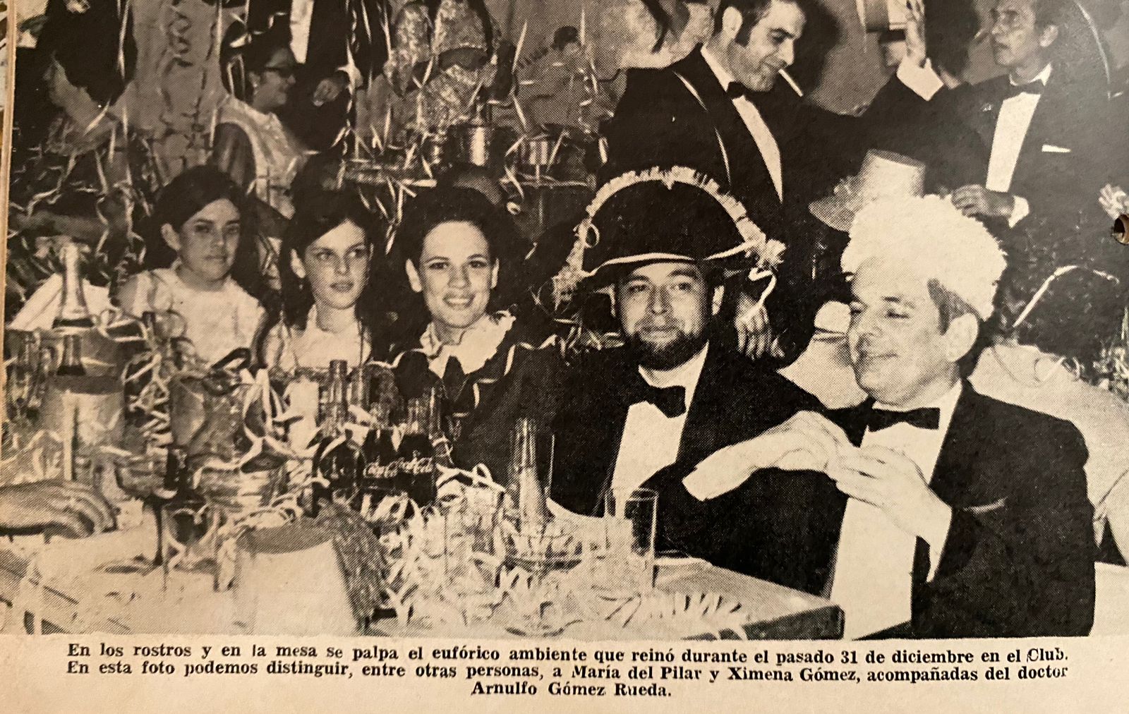 Miembros del Club San Fernando en una de las tradicionales fiestas
