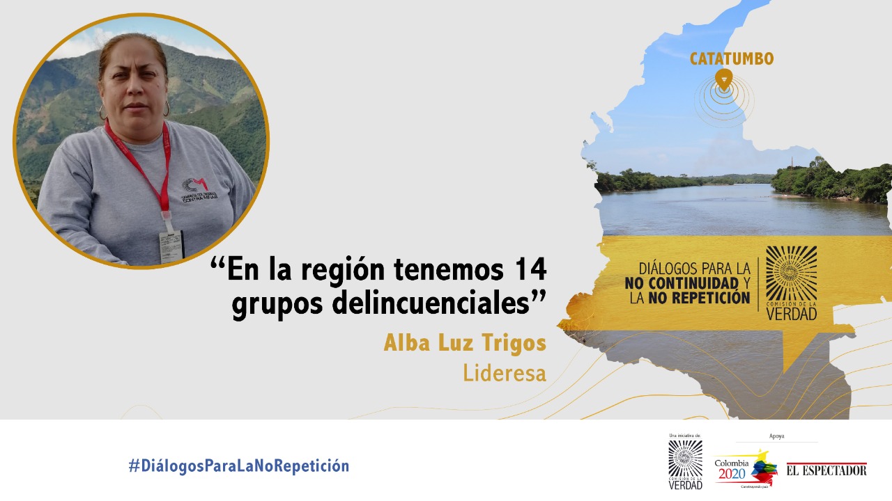 “En el Catatumbo no podemos seguir narcotizando los problemas»: lideresa social