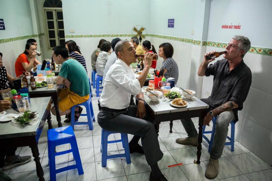 La cena de Obama de seis dólares en un modesto negocio familiar en Vietnam